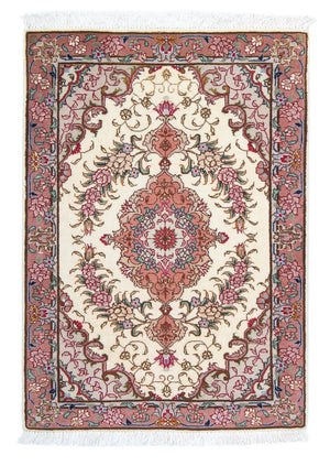 Tappeto Persero - Tabriz - Reale - 83 x 56 cm - beige