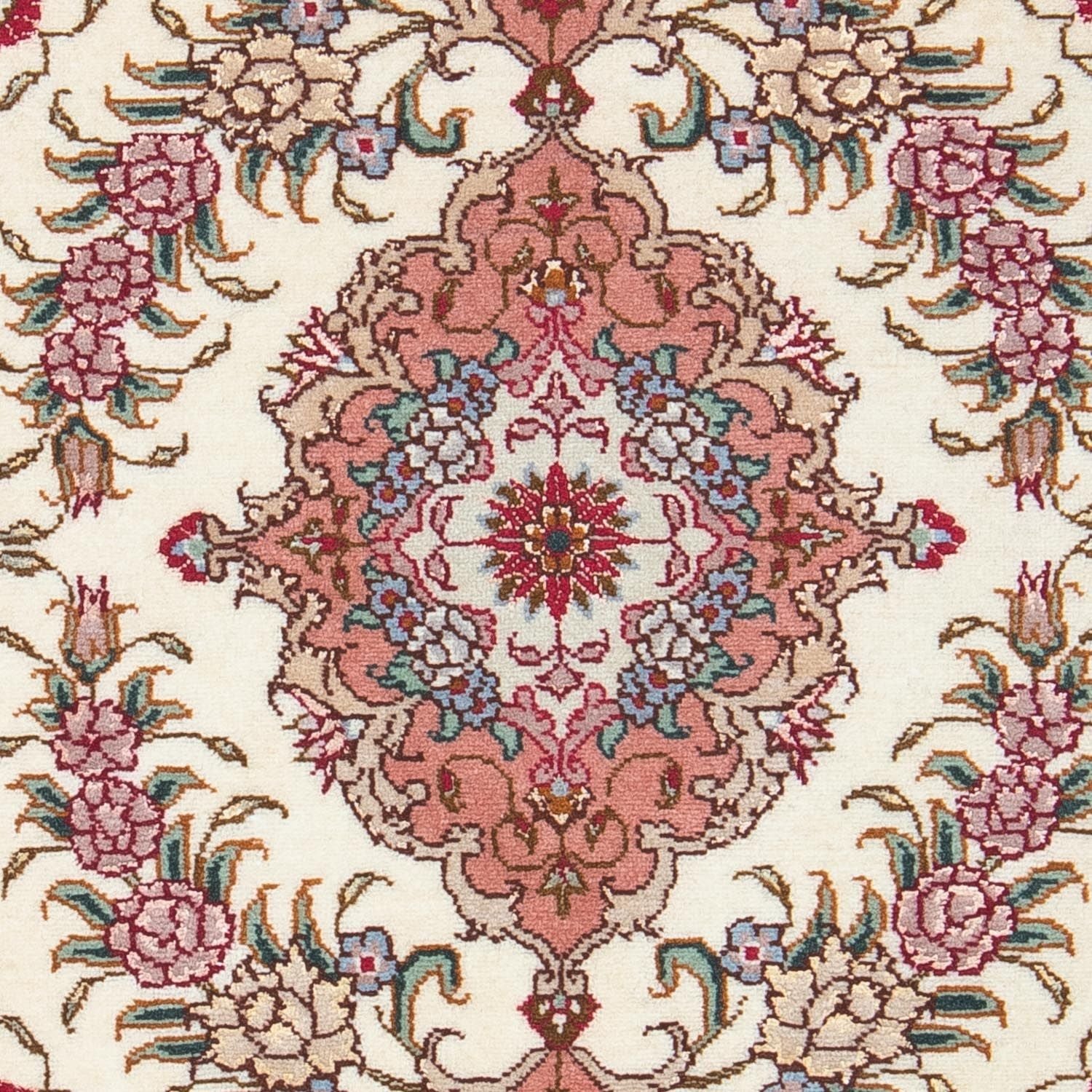 Tappeto Persero - Tabriz - Reale - 83 x 56 cm - beige