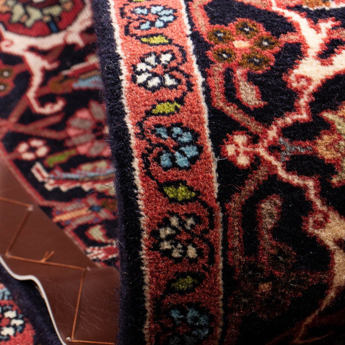 Tappeto Persero - Bidjar - 198 x 136 cm - rosso scuro