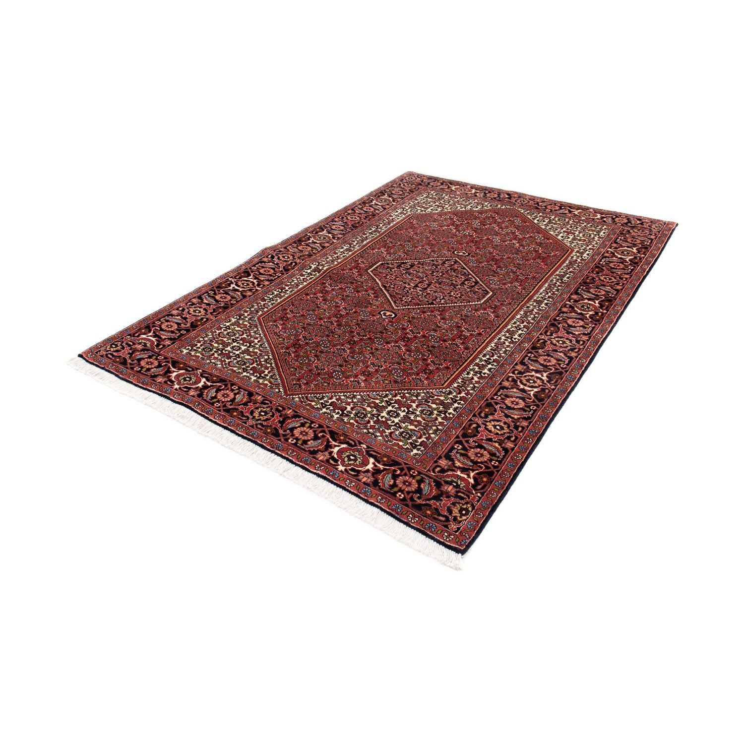Tappeto Persero - Bidjar - 198 x 136 cm - rosso scuro