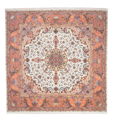 Tappeto Persero - Tabriz - Reale quadrato  - 300 x 298 cm - beige