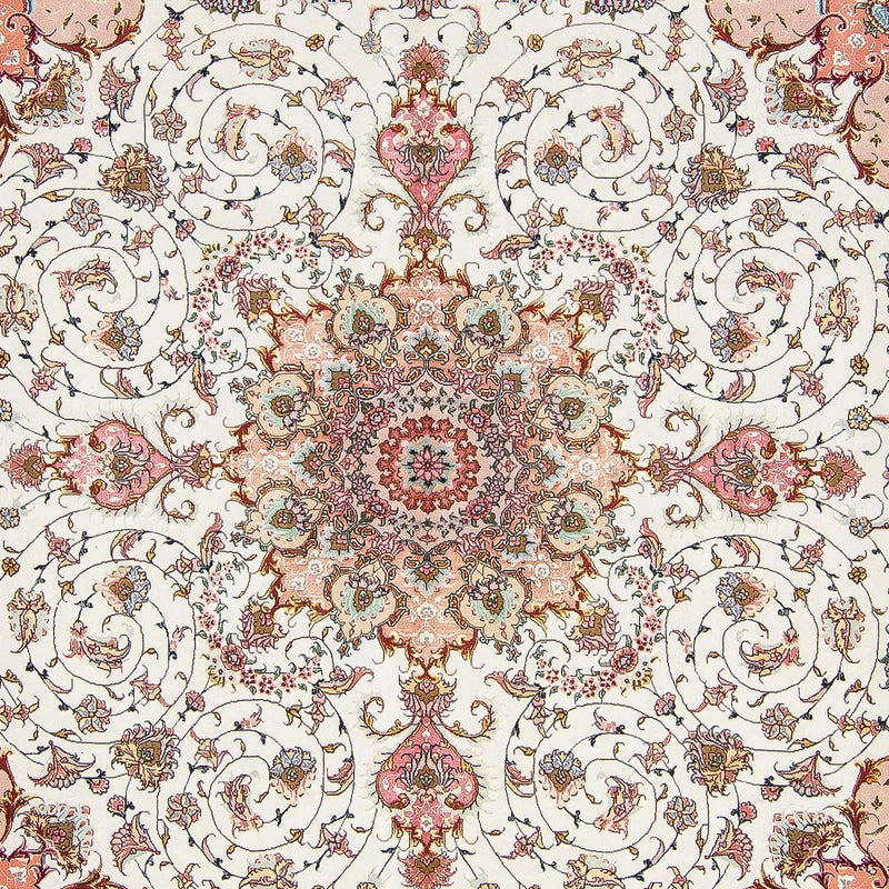 Tappeto Persero - Tabriz - Reale quadrato  - 300 x 298 cm - beige