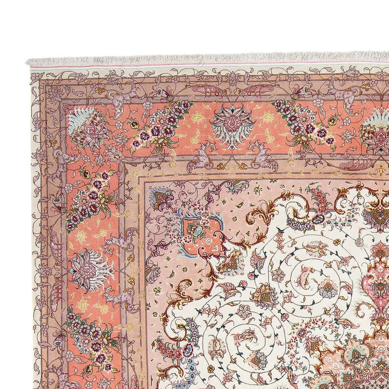 Tappeto Persero - Tabriz - Reale quadrato  - 300 x 298 cm - beige