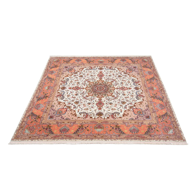 Tappeto Persero - Tabriz - Reale quadrato  - 300 x 298 cm - beige