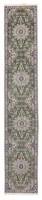 Tappeto corsia Tappeto Persero - Nain - Reale - 410 x 62 cm - verde