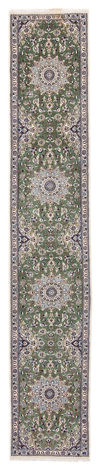 Tappeto corsia Tappeto Persero - Nain - Reale - 410 x 62 cm - verde