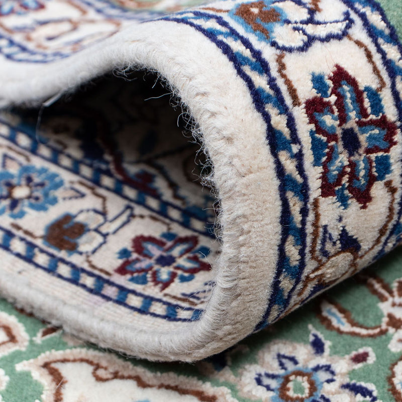 Tappeto corsia Tappeto Persero - Nain - Reale - 410 x 62 cm - verde