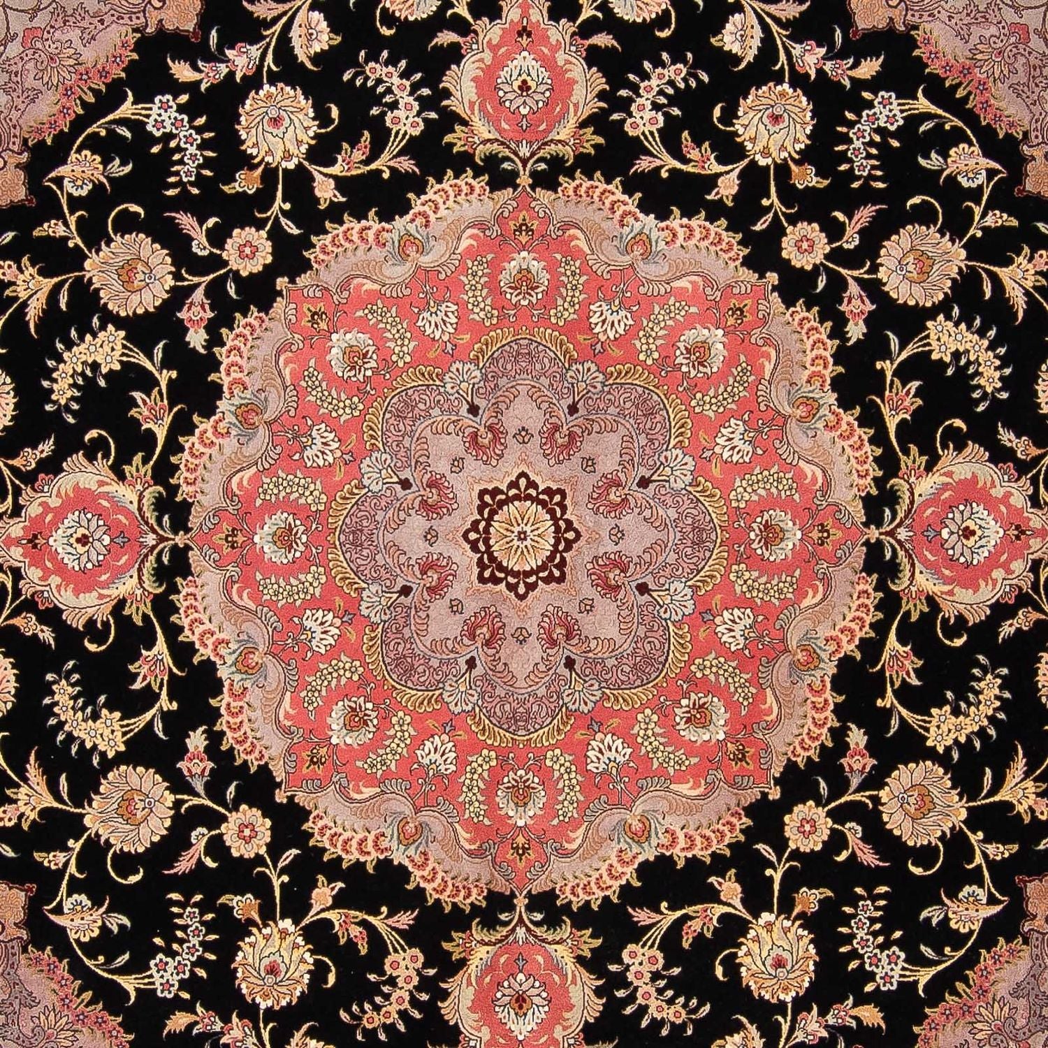 Tappeto Persero - Tabriz - Reale quadrato  - 300 x 290 cm - rosso