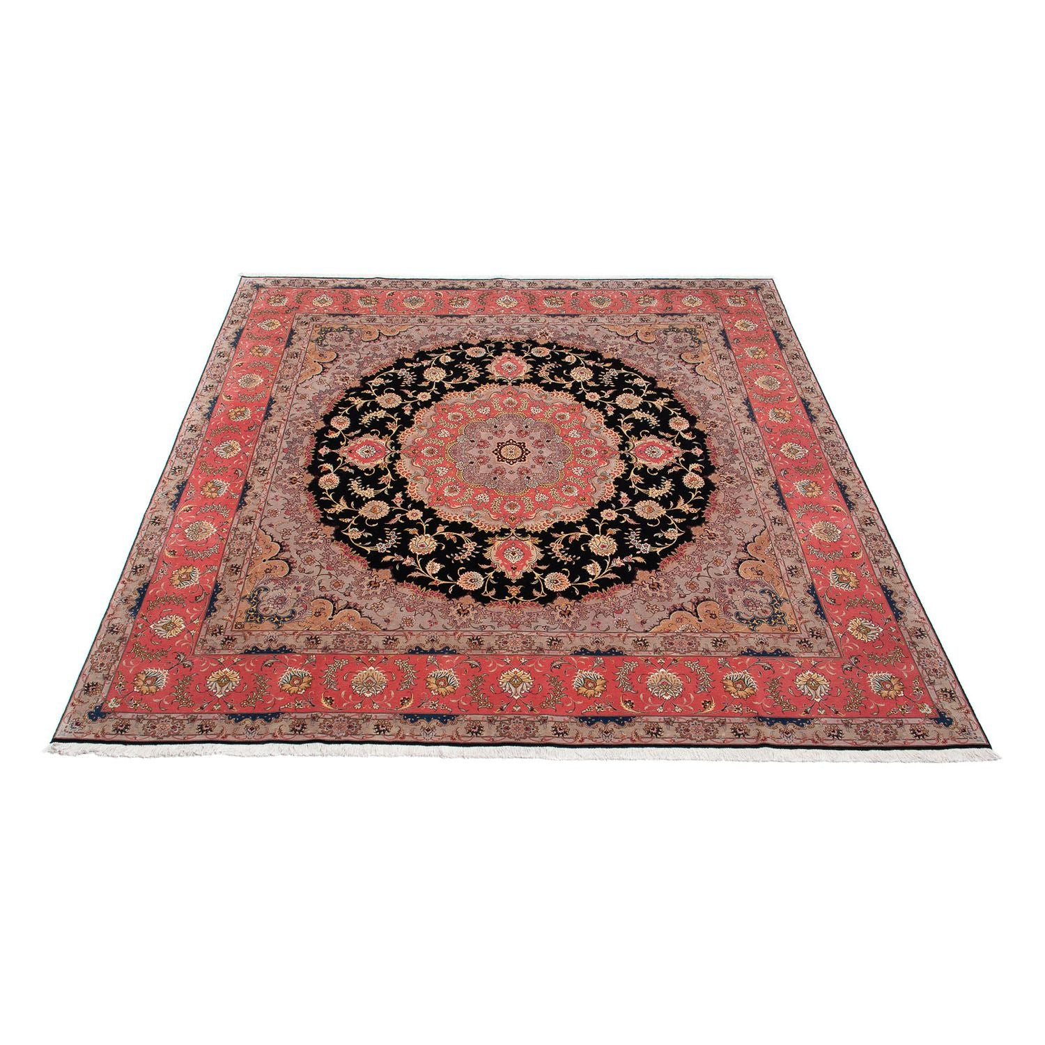 Tappeto Persero - Tabriz - Reale quadrato  - 300 x 290 cm - rosso