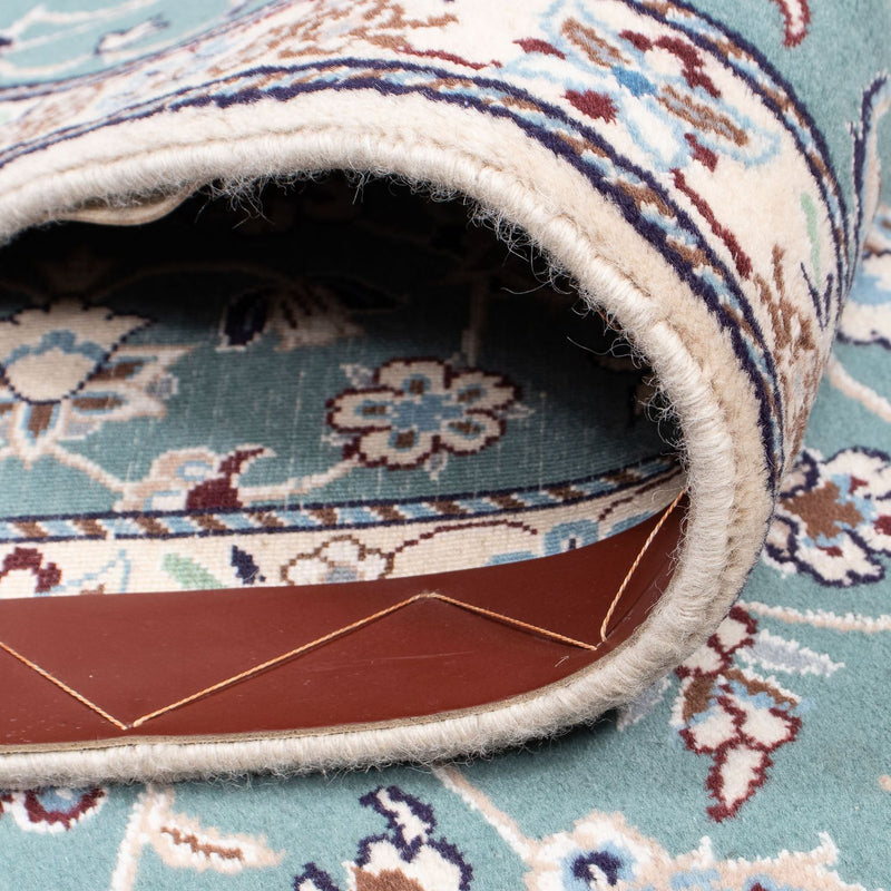 Tappeto corsia Tappeto Persero - Nain - Reale - 394 x 88 cm - blu chiaro