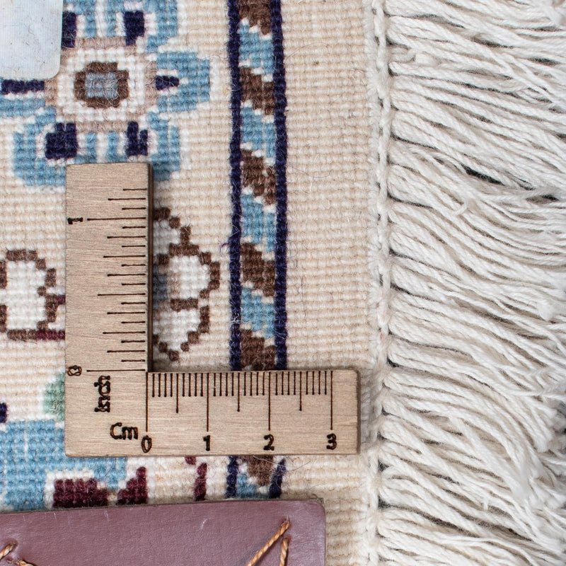 Tappeto corsia Tappeto Persero - Nain - Reale - 394 x 88 cm - blu chiaro