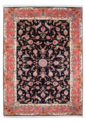 Tappeto Persero - Tabriz - Reale - 238 x 172 cm - blu scuro