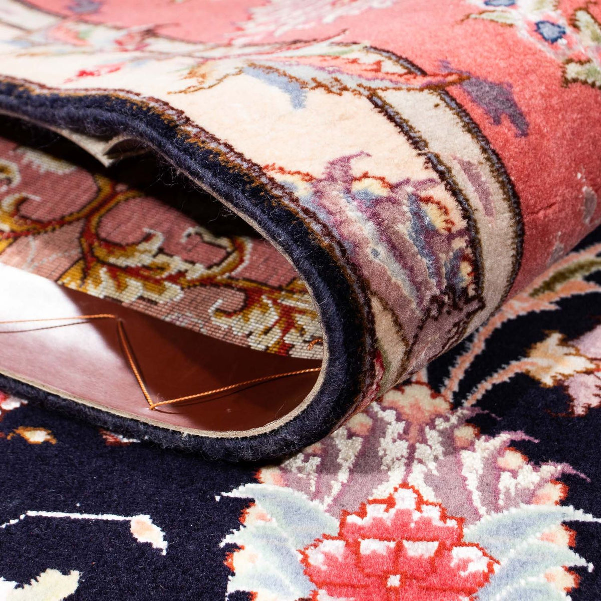 Tappeto Persero - Tabriz - Reale - 238 x 172 cm - blu scuro