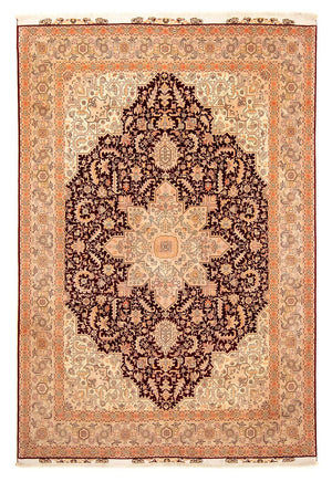 Tappeto Persero - Tabriz - Reale - 356 x 250 cm - marrone chiaro