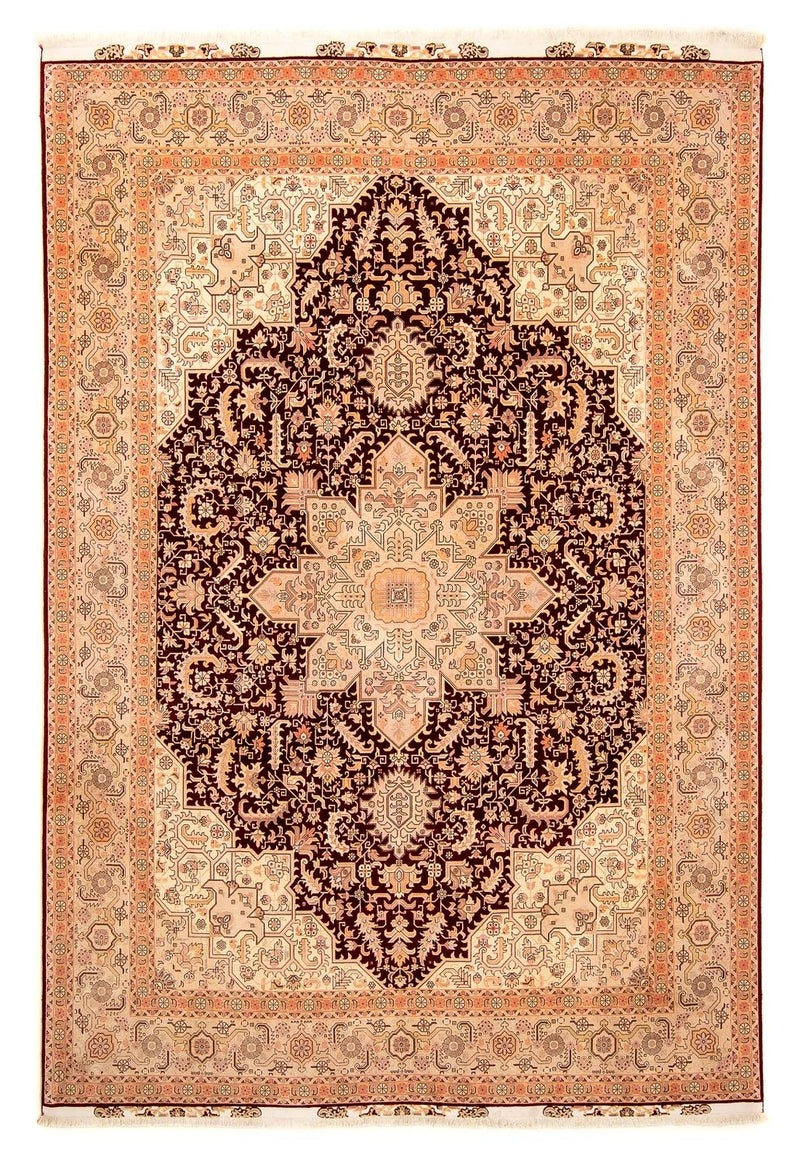 Tappeto Persero - Tabriz - Reale - 356 x 250 cm - marrone chiaro