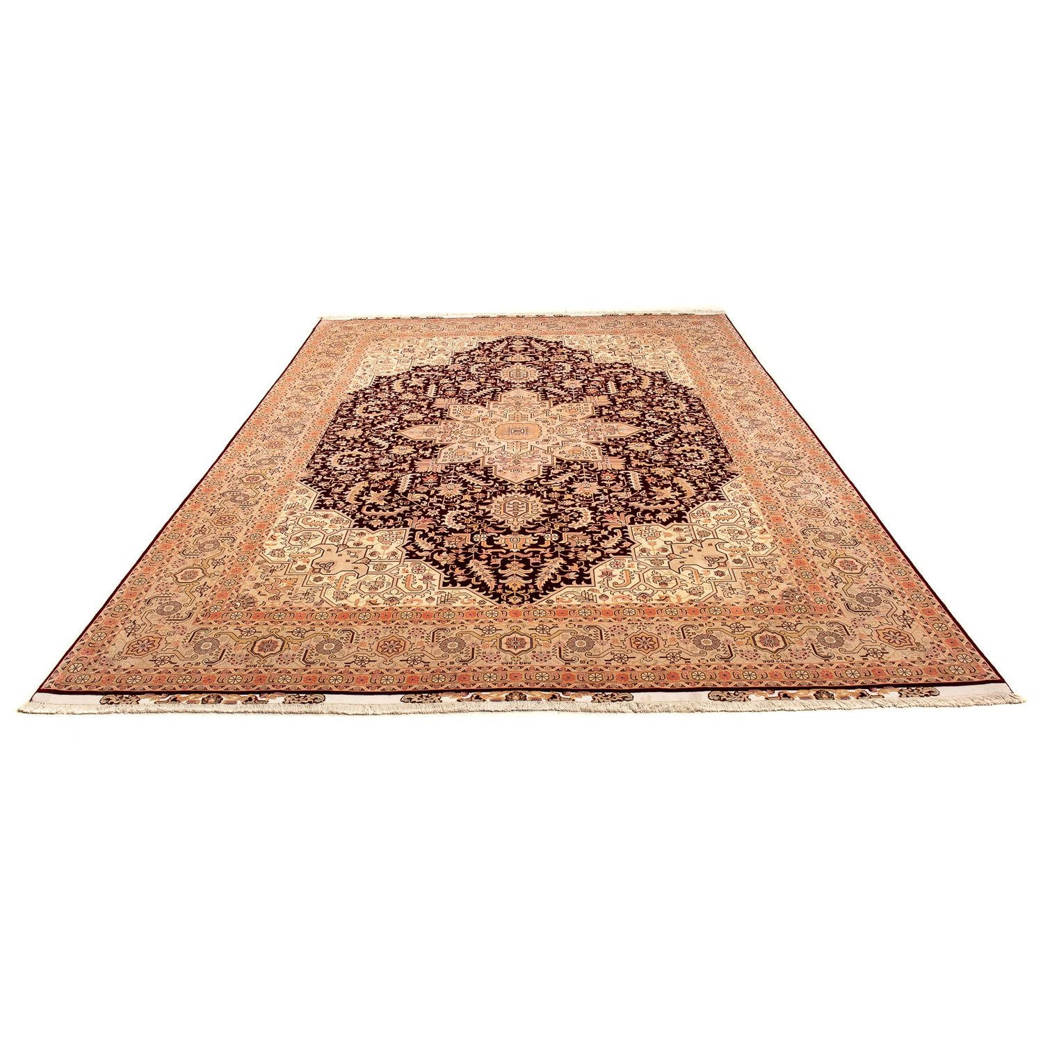 Tappeto Persero - Tabriz - Reale - 356 x 250 cm - marrone chiaro