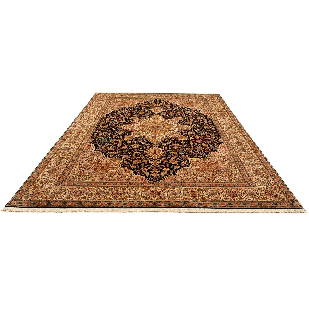 Tappeto Persero - Tabriz - Reale - 360 x 254 cm - marrone chiaro