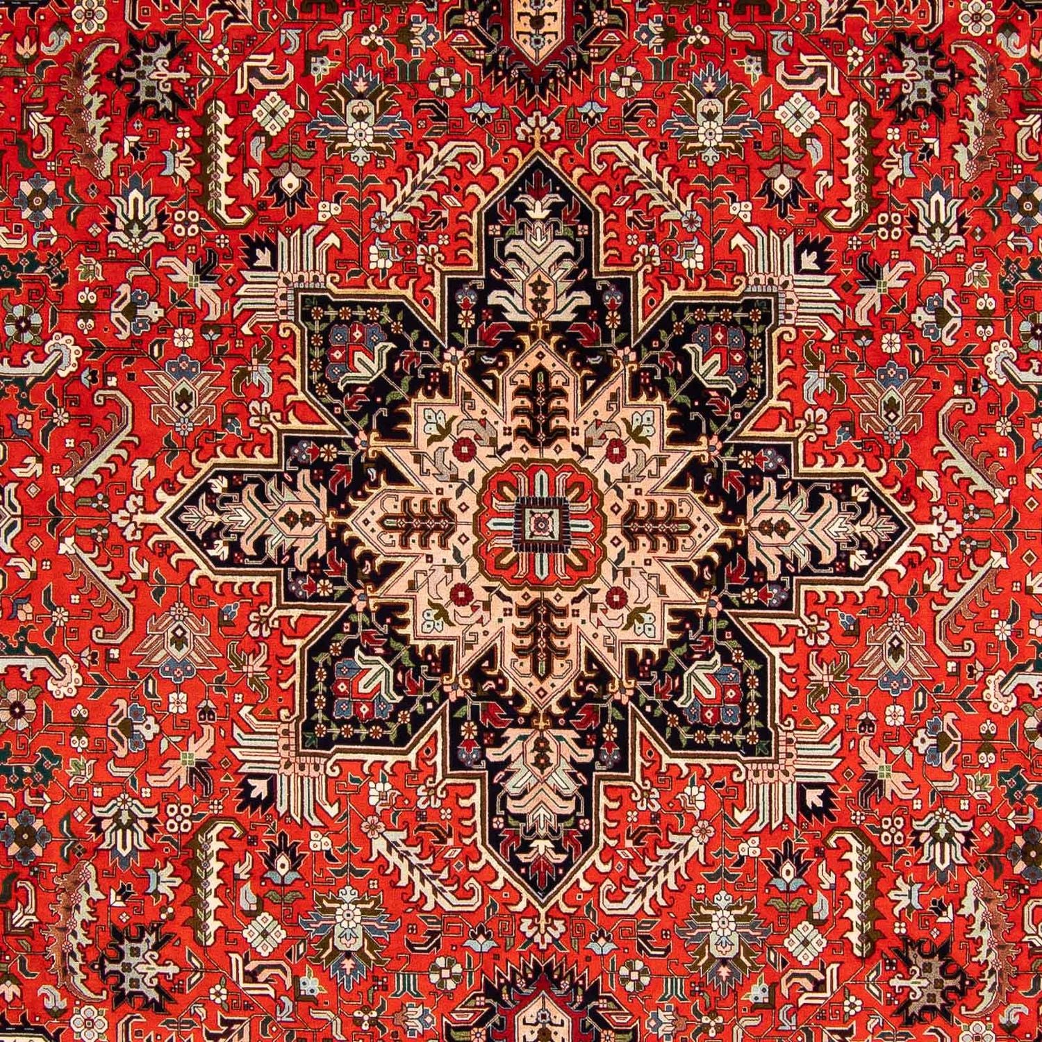 Tappeto Persero - Tabriz - Reale - 407 x 298 cm - ruggine