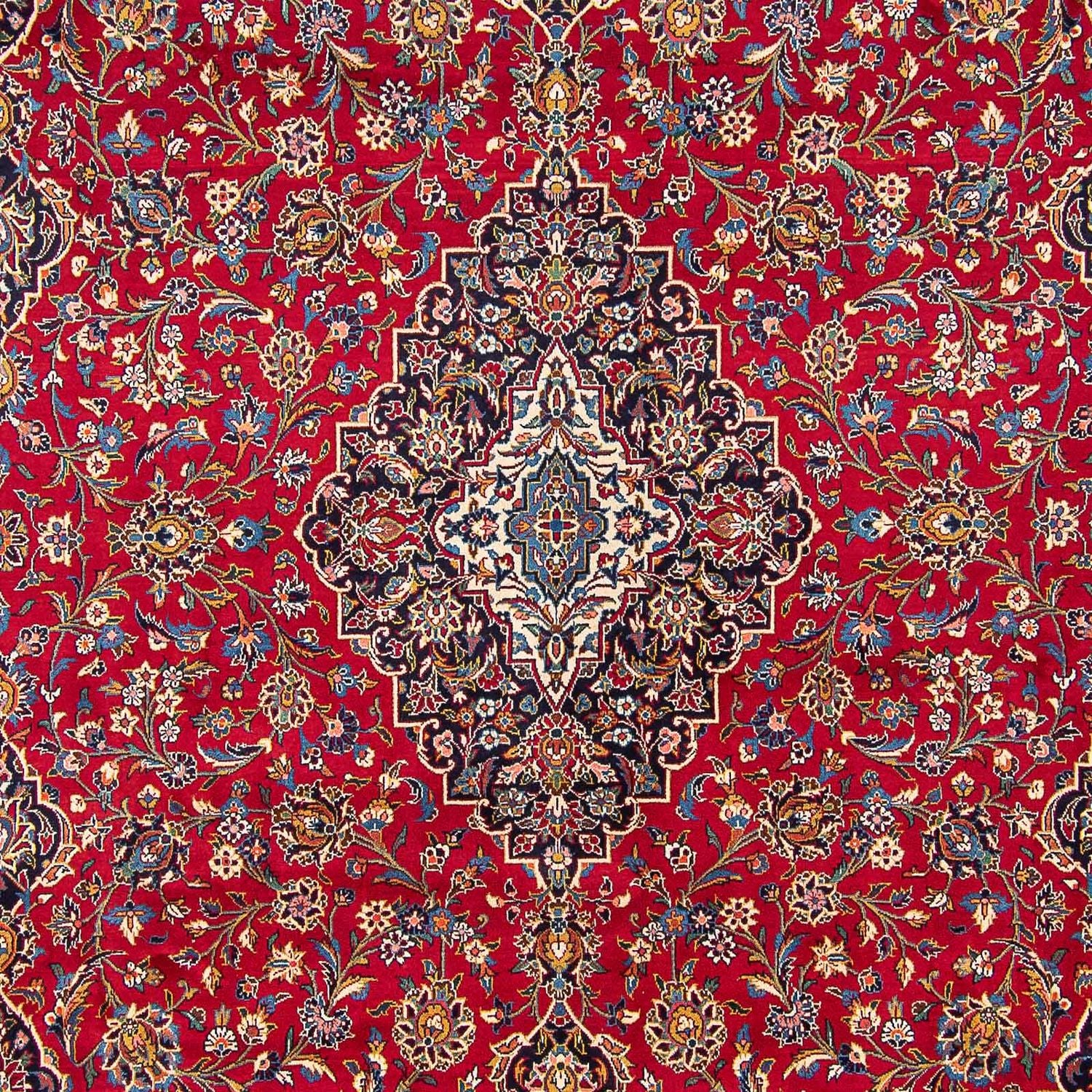 Tappeto Persero - Keshan - 417 x 308 cm - rosso