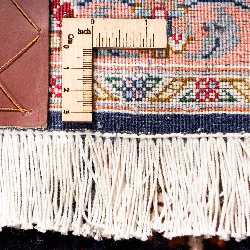 Tappeto corsia Tappeto Persero - Tabriz - Reale - 298 x 65 cm - blu scuro