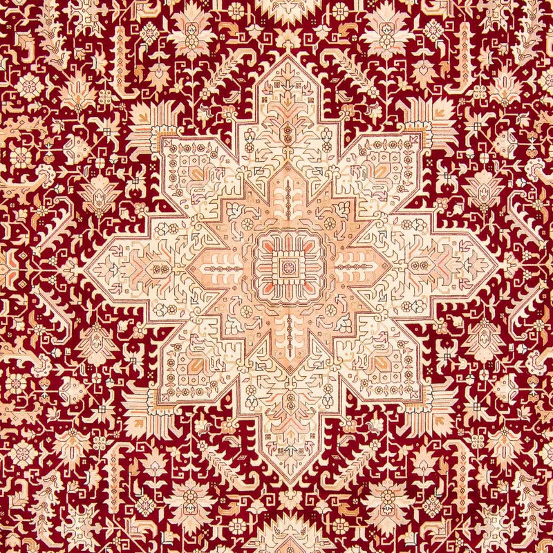 Tappeto Persero - Tabriz - Reale - 400 x 298 cm - rosso scuro
