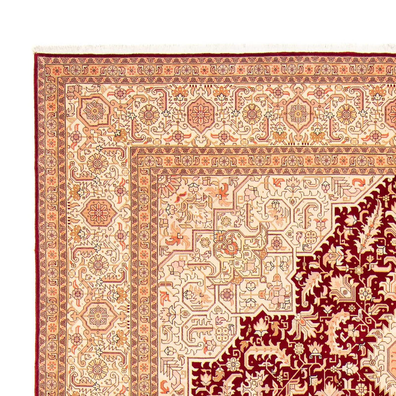 Tappeto Persero - Tabriz - Reale - 400 x 298 cm - rosso scuro