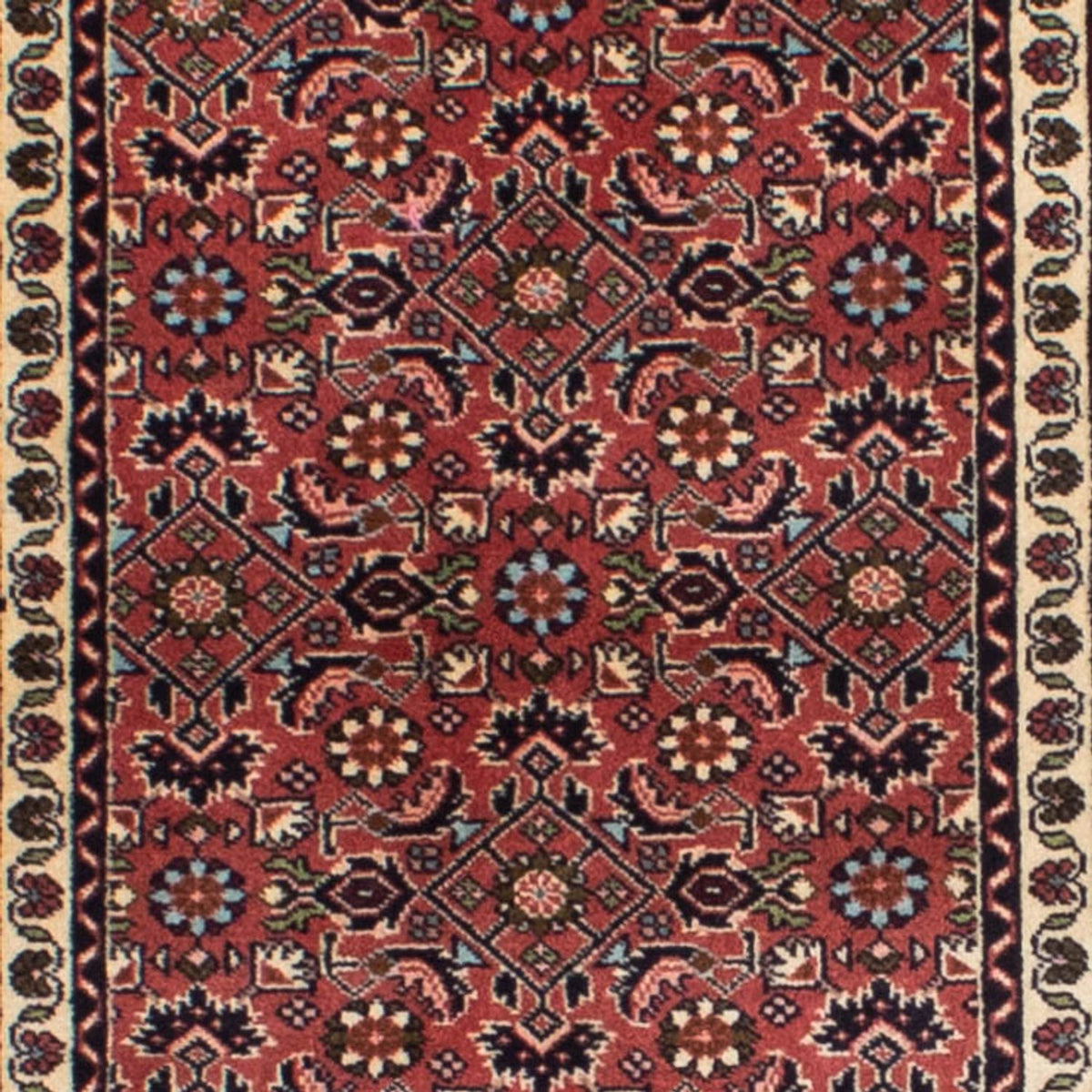 Tappeto corsia Tappeto Persero - Bidjar - 298 x 85 cm - rosso scuro
