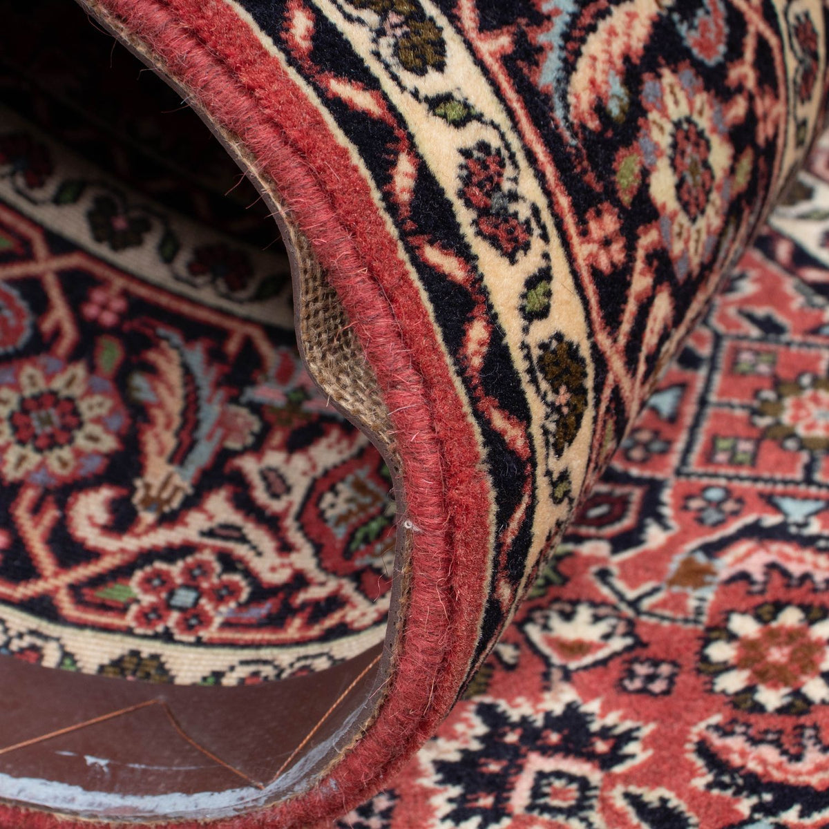 Tappeto corsia Tappeto Persero - Bidjar - 298 x 85 cm - rosso scuro