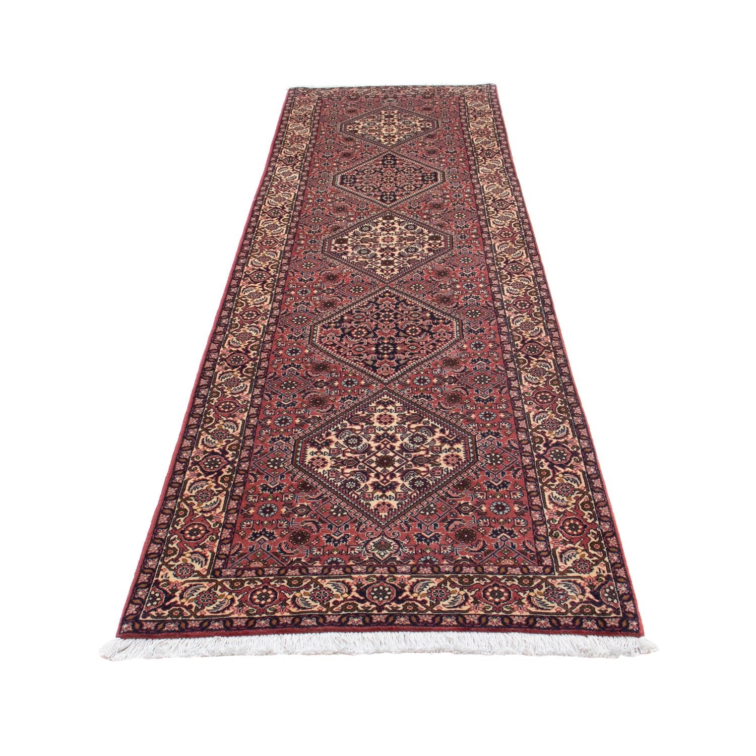 Tappeto corsia Tappeto Persero - Bidjar - 310 x 83 cm - rosso chiaro