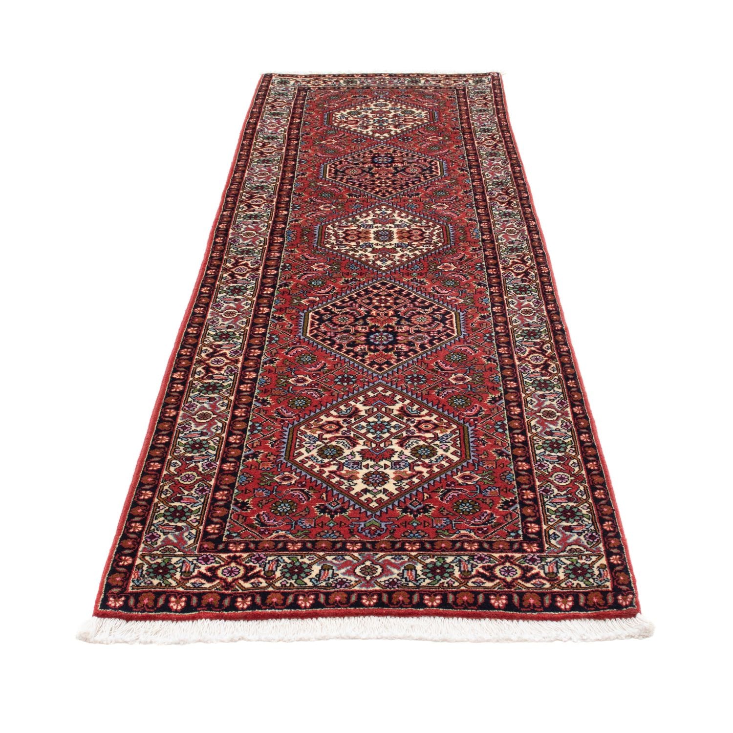 Tappeto corsia Tappeto Persero - Bidjar - 238 x 75 cm - rosso chiaro