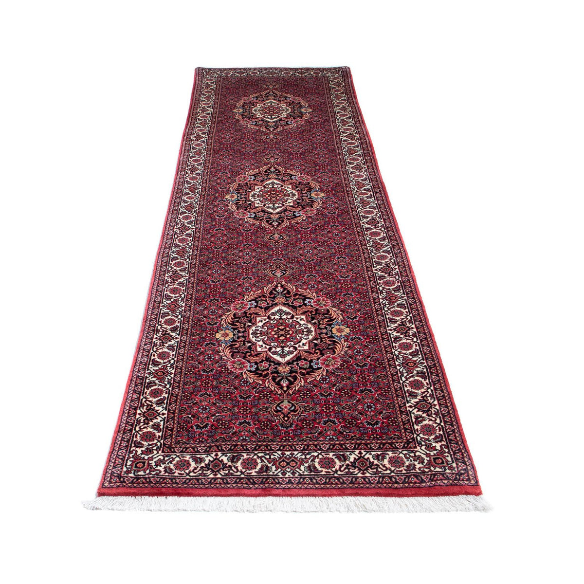 Tappeto corsia Tappeto Persero - Bidjar - 313 x 82 cm - rosso scuro