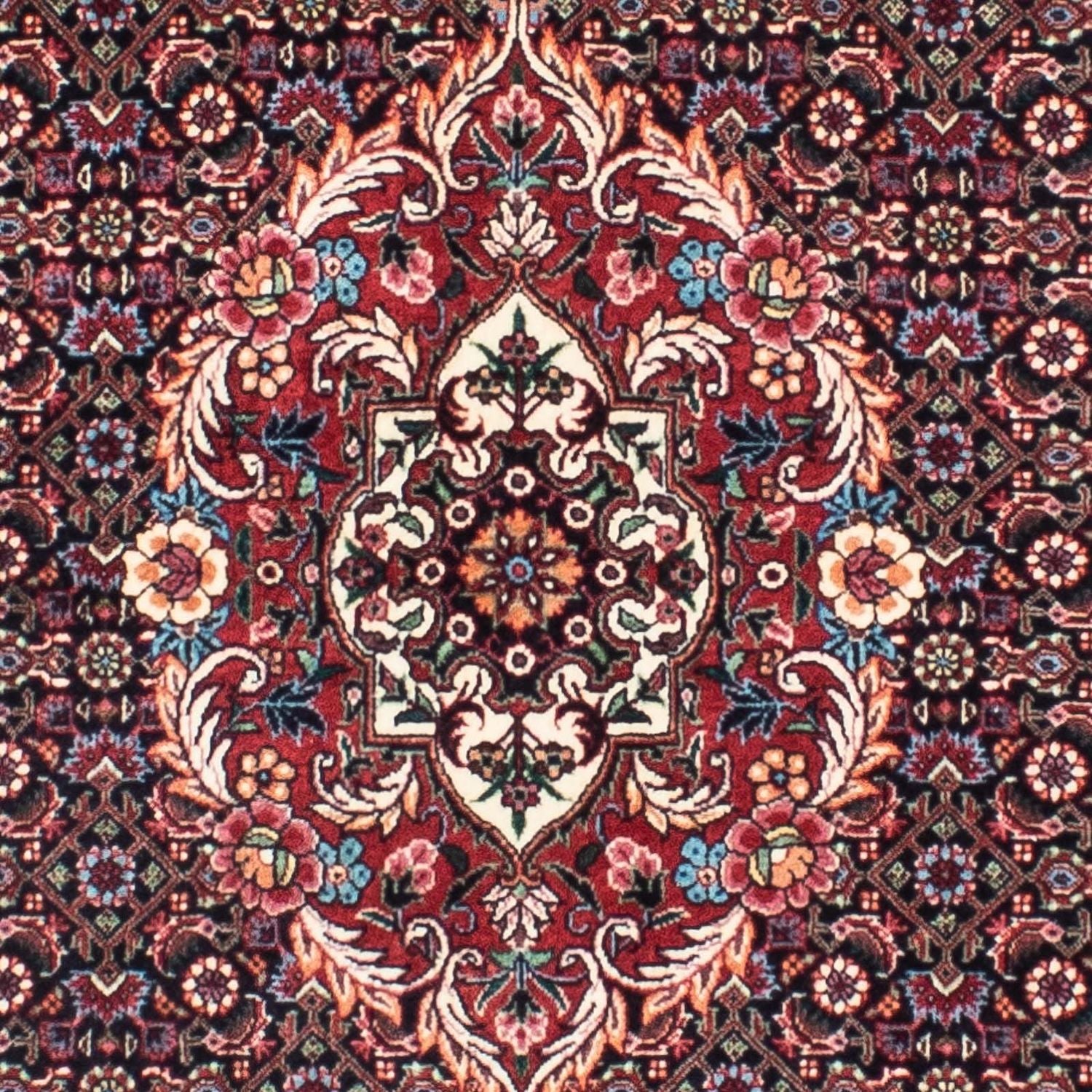 Tappeto corsia Tappeto Persero - Bidjar - 298 x 82 cm - blu scuro