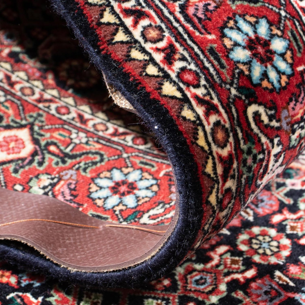 Tappeto corsia Tappeto Persero - Bidjar - 298 x 82 cm - blu scuro