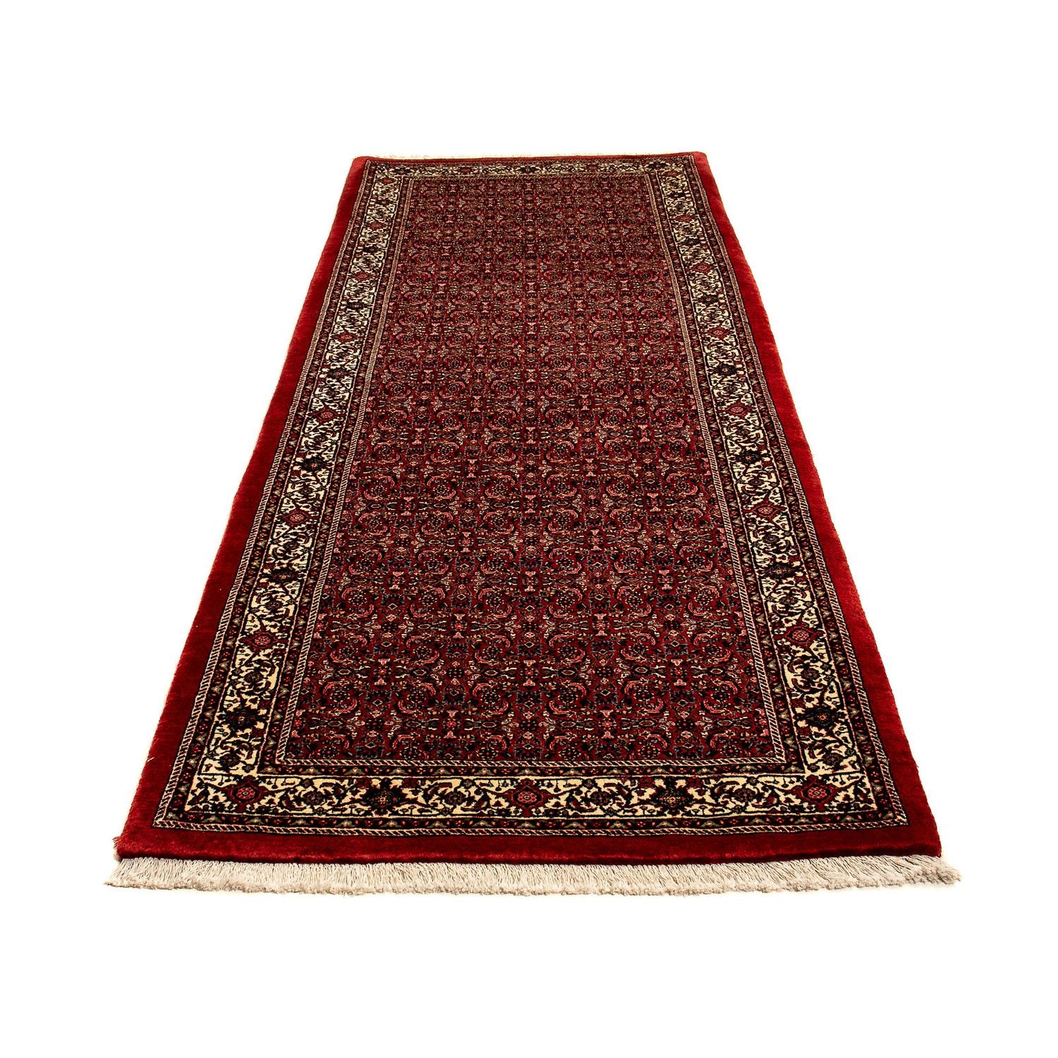 Tappeto corsia Tappeto Persero - Bidjar - 293 x 100 cm - rosso scuro