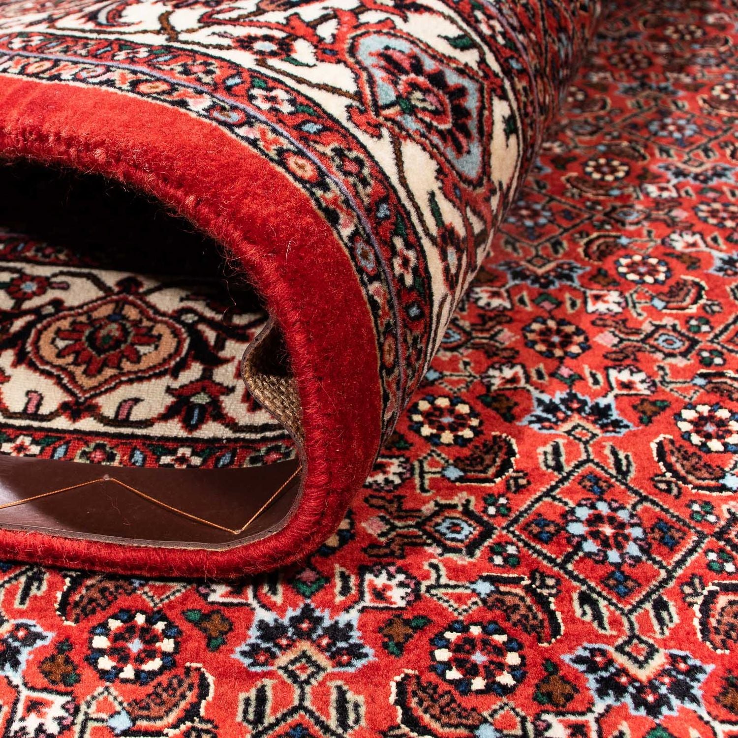Tappeto Persero - Bidjar - 242 x 168 cm - rosso scuro