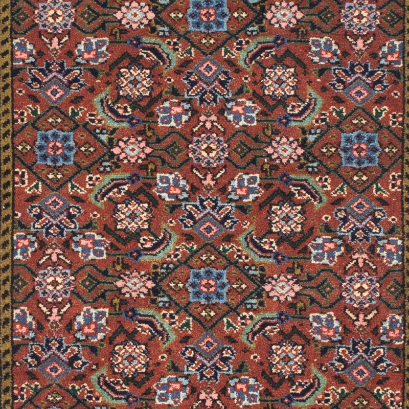 Tappeto corsia Tappeto Persero - Bidjar - 196 x 48 cm - blu scuro