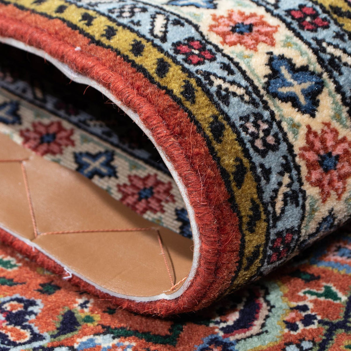 Tappeto corsia Tappeto Persero - Bidjar - 196 x 48 cm - blu scuro