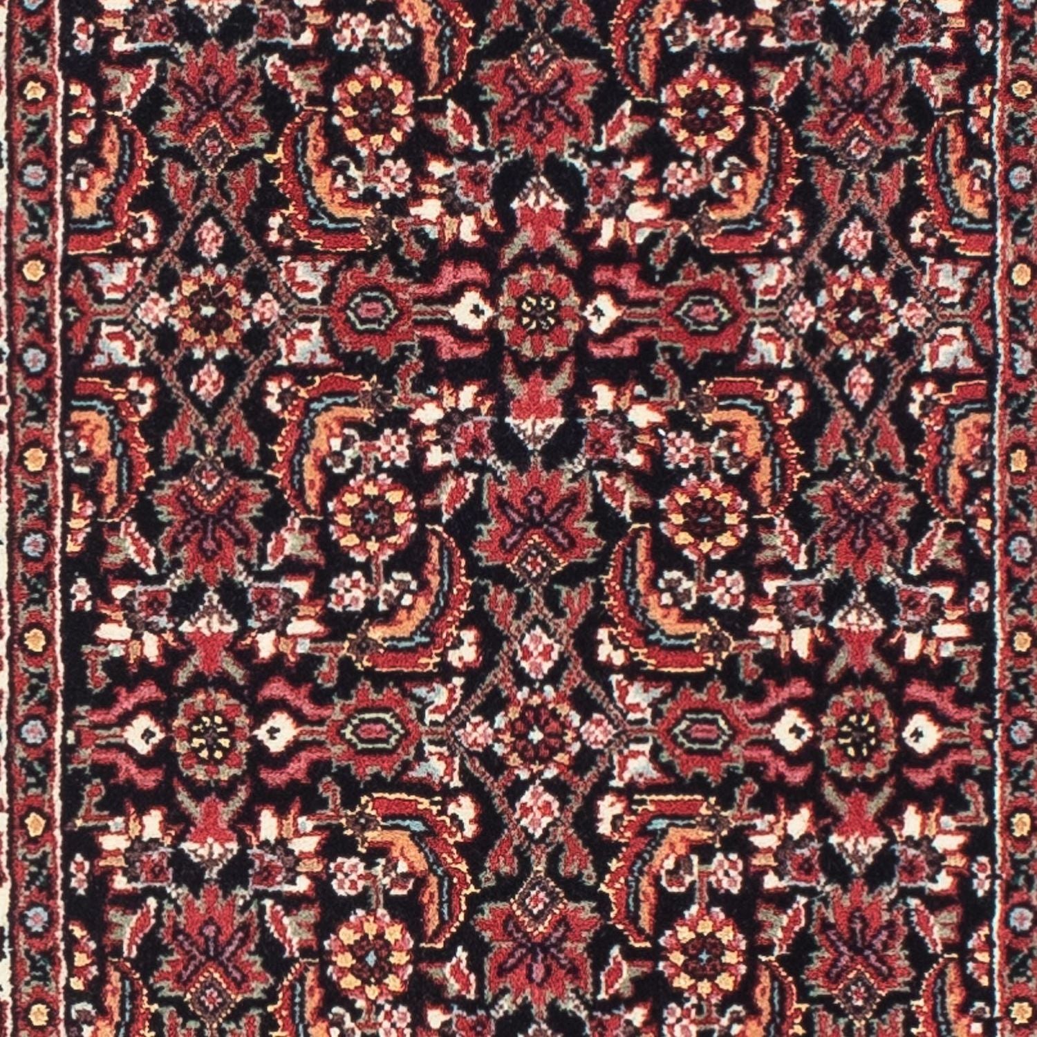 Tappeto corsia Tappeto Persero - Bidjar - 195 x 48 cm - blu scuro