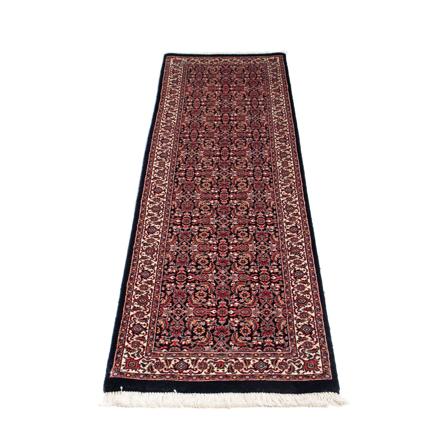 Tappeto corsia Tappeto Persero - Bidjar - 195 x 48 cm - blu scuro