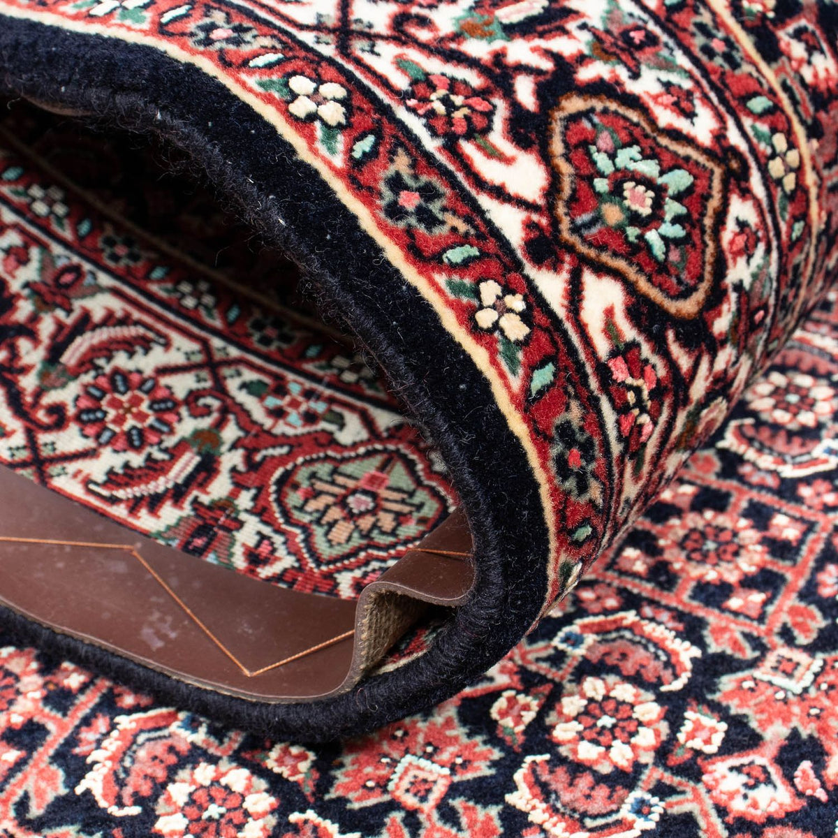 Tappeto corsia Tappeto Persero - Bidjar - 195 x 100 cm - blu scuro