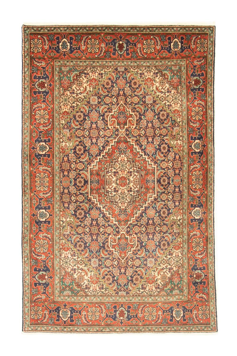Tappeto Persero - Tabriz - Reale - 145 x 95 cm - blu scuro
