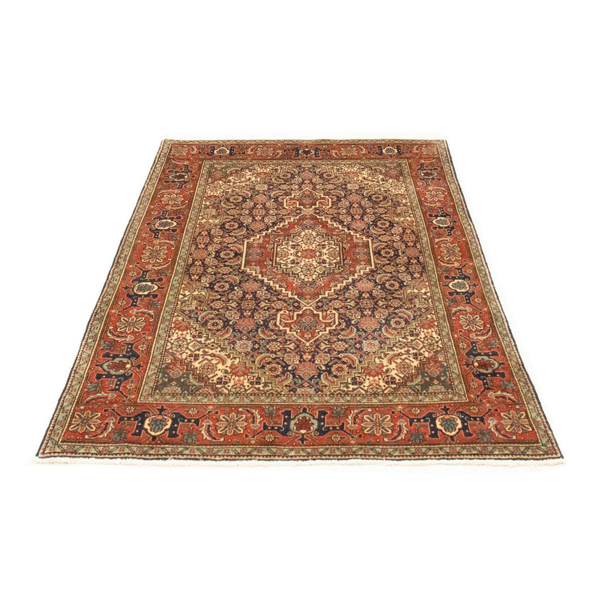 Tappeto Persero - Tabriz - Reale - 145 x 95 cm - blu scuro