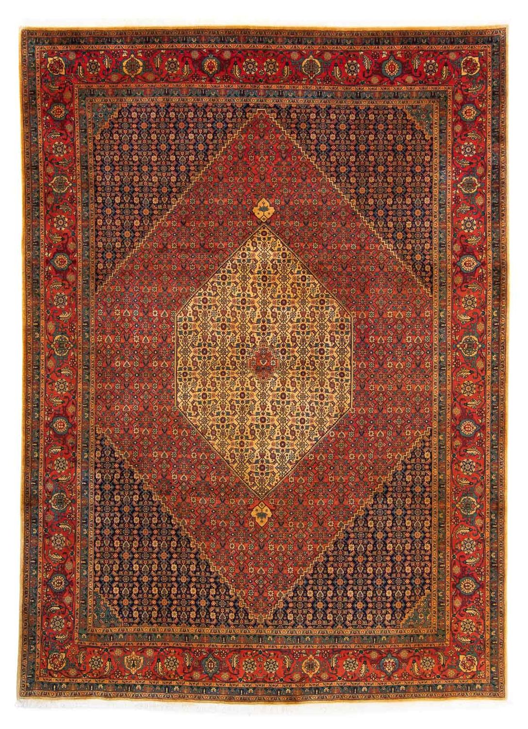 Tappeto Persero - Tabriz - Reale - 337 x 251 cm - rosso scuro