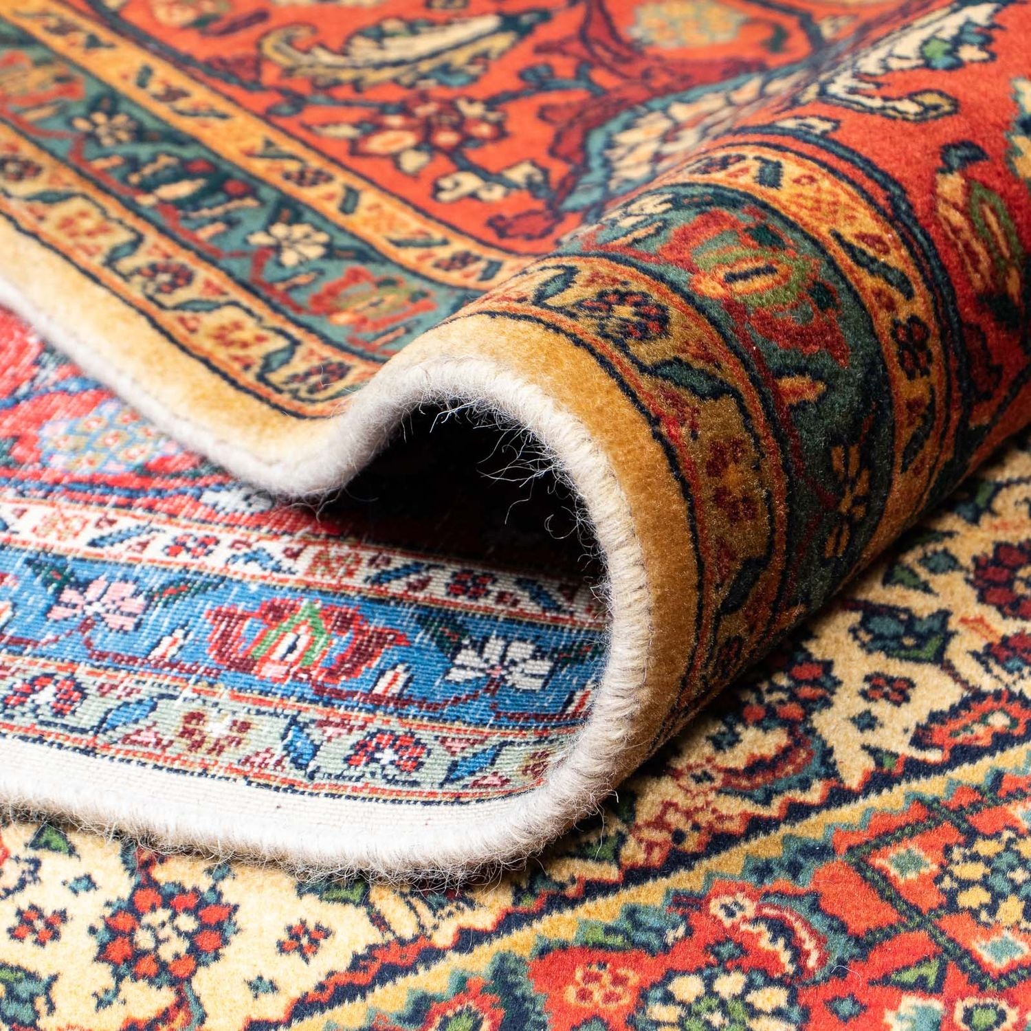 Tappeto Persero - Tabriz - Reale - 337 x 251 cm - rosso scuro