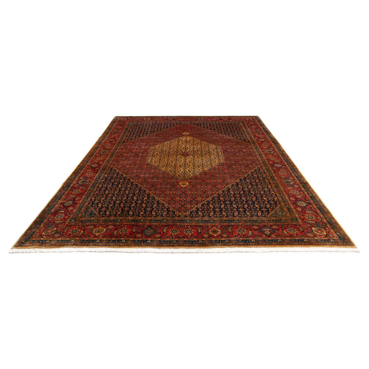 Tappeto Persero - Tabriz - Reale - 337 x 251 cm - rosso scuro