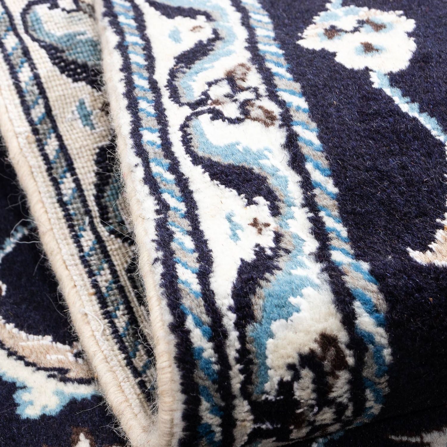 Tappeto Persero - Nain - 142 x 62 cm - blu scuro