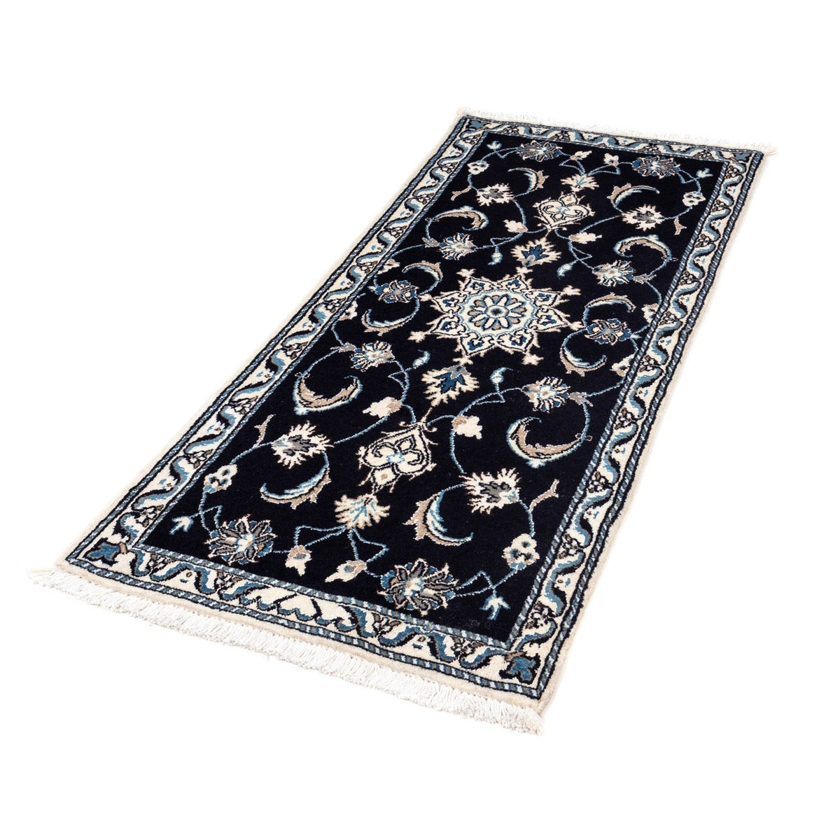 Tappeto Persero - Nain - 142 x 62 cm - blu scuro