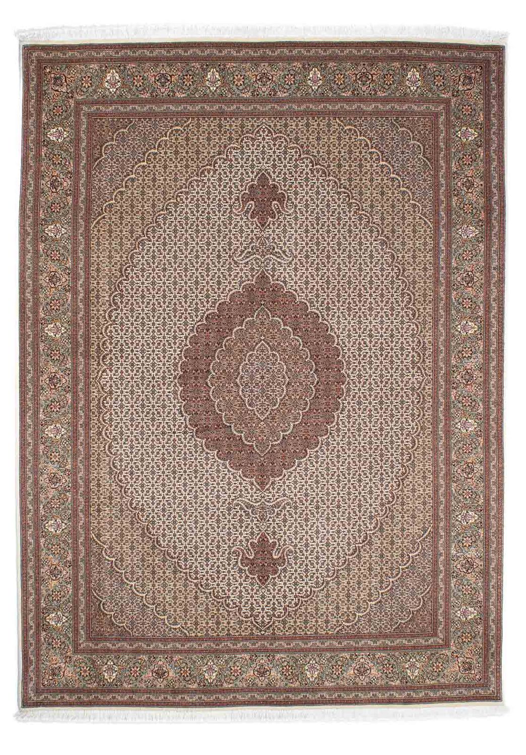 Tappeto Persero - Tabriz - 237 x 168 cm - marrone chiaro