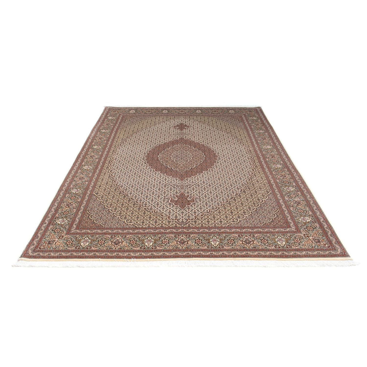Tappeto Persero - Tabriz - 237 x 168 cm - marrone chiaro