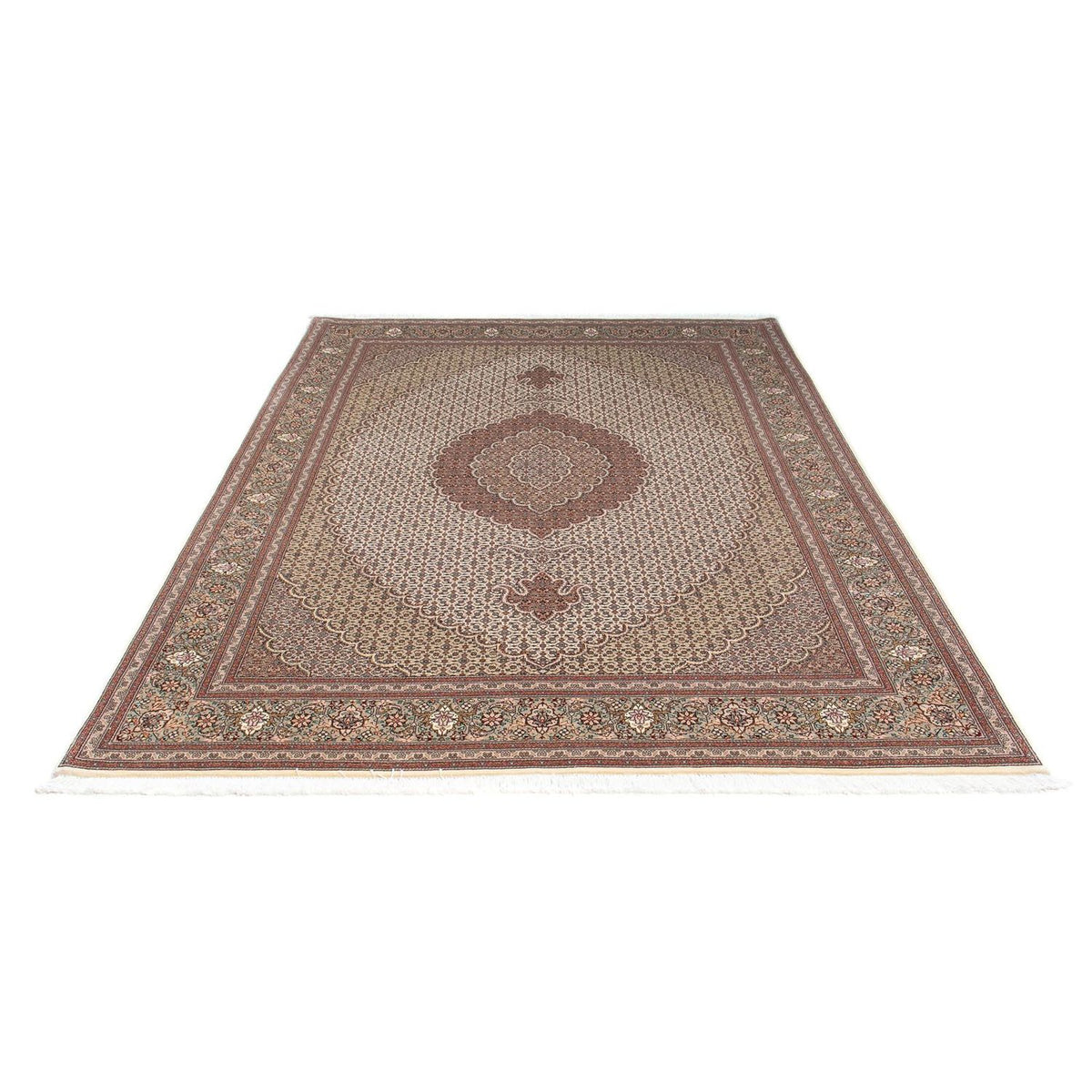 Tappeto Persero - Tabriz - 237 x 168 cm - marrone chiaro